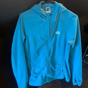 Blue large  The North Face zip up hooded light weight jacket